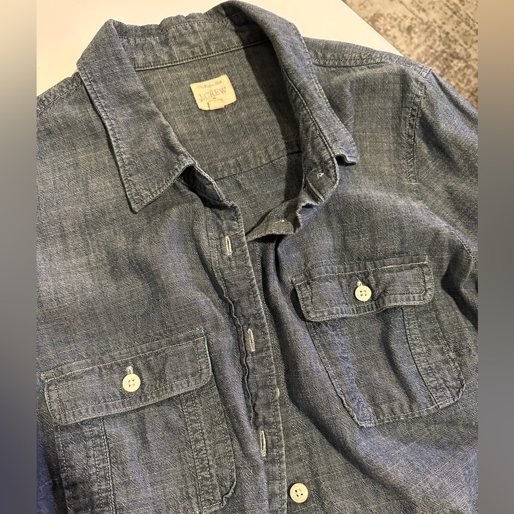 J. Crew chambray shirt